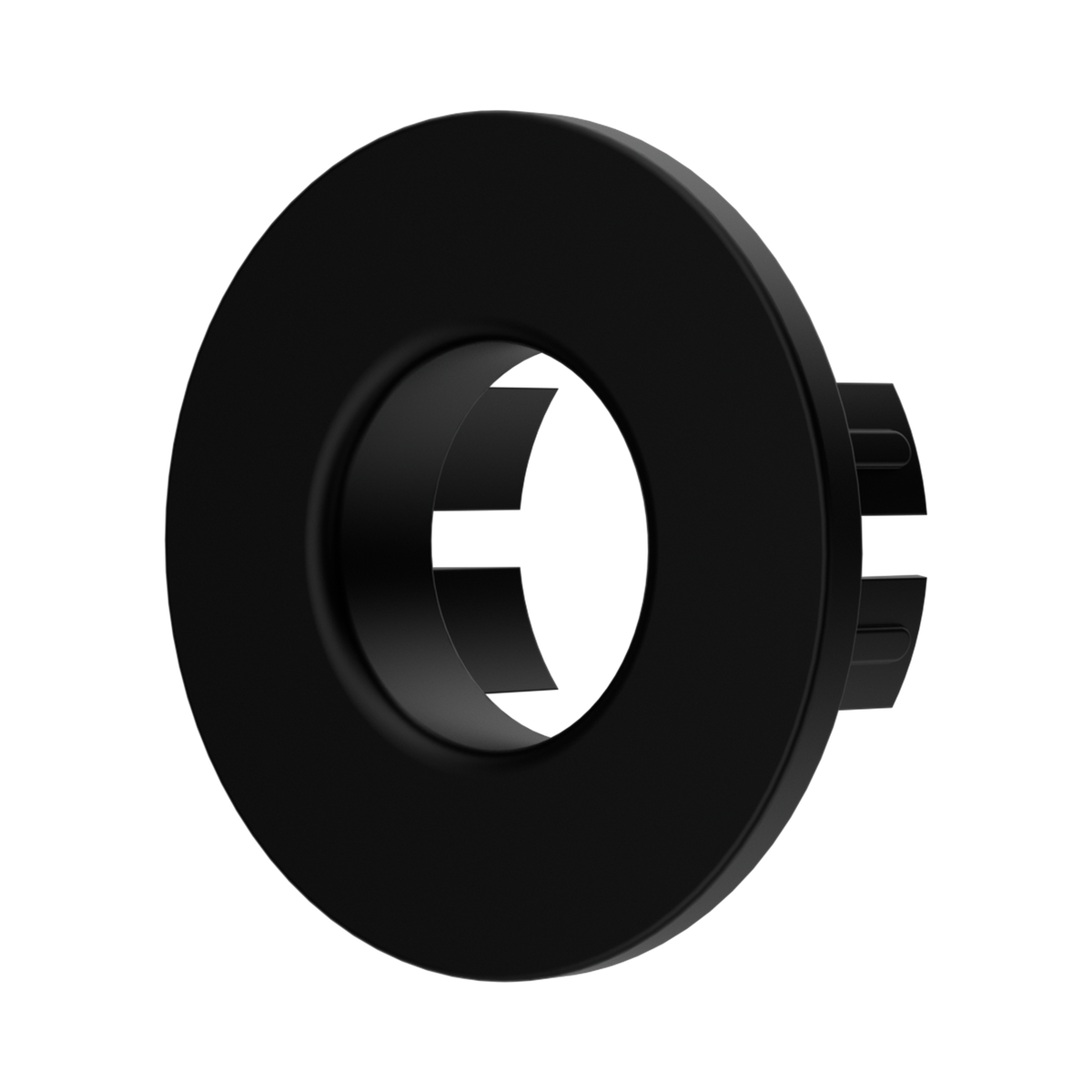 Nero Basin Overflow Ring Metal, Matte Black