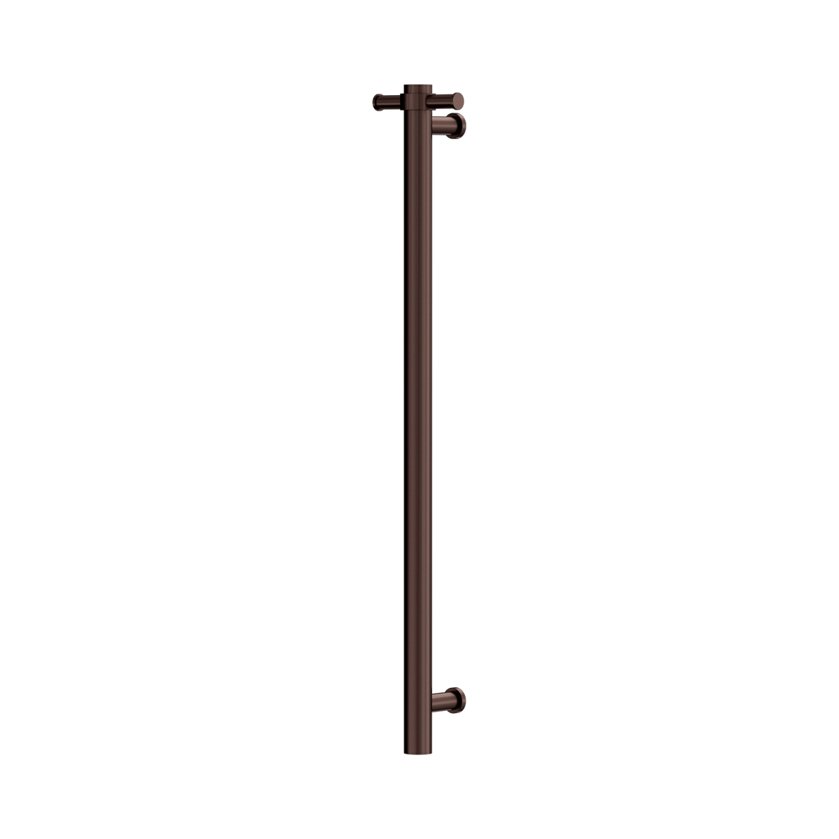 Nero Non-Heated Vertical Towel Rail 900mm, Rome Bronze