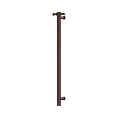 Nero Non-Heated Vertical Towel Rail 900mm, Rome Bronze
