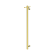 Nero Mecca 240V Single Vertical Heated Towel Rail, Brushed Gold