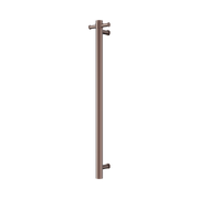 Nero Mecca 240V Single Vertical Heated Towel Rail, Brushed Bronze