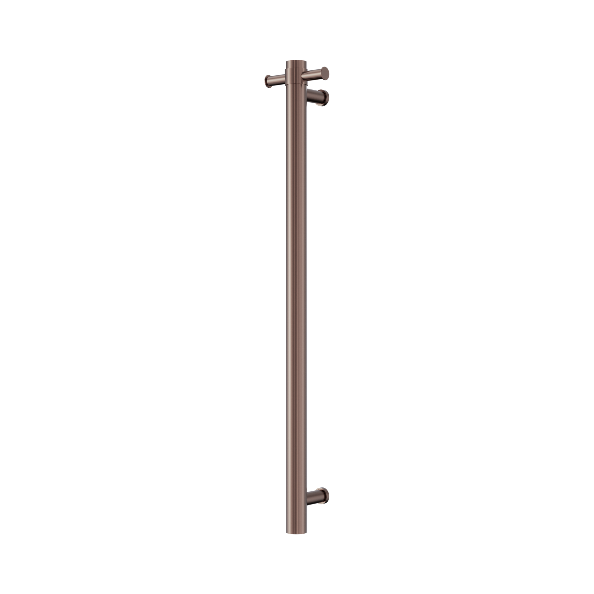 Nero Mecca 240V Single Vertical Heated Towel Rail, Brushed Bronze
