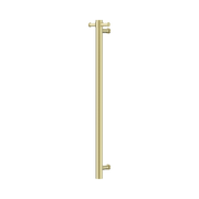 Nero Mecca 12V Single Vertical Heated Towel Rail, Brushed Gold