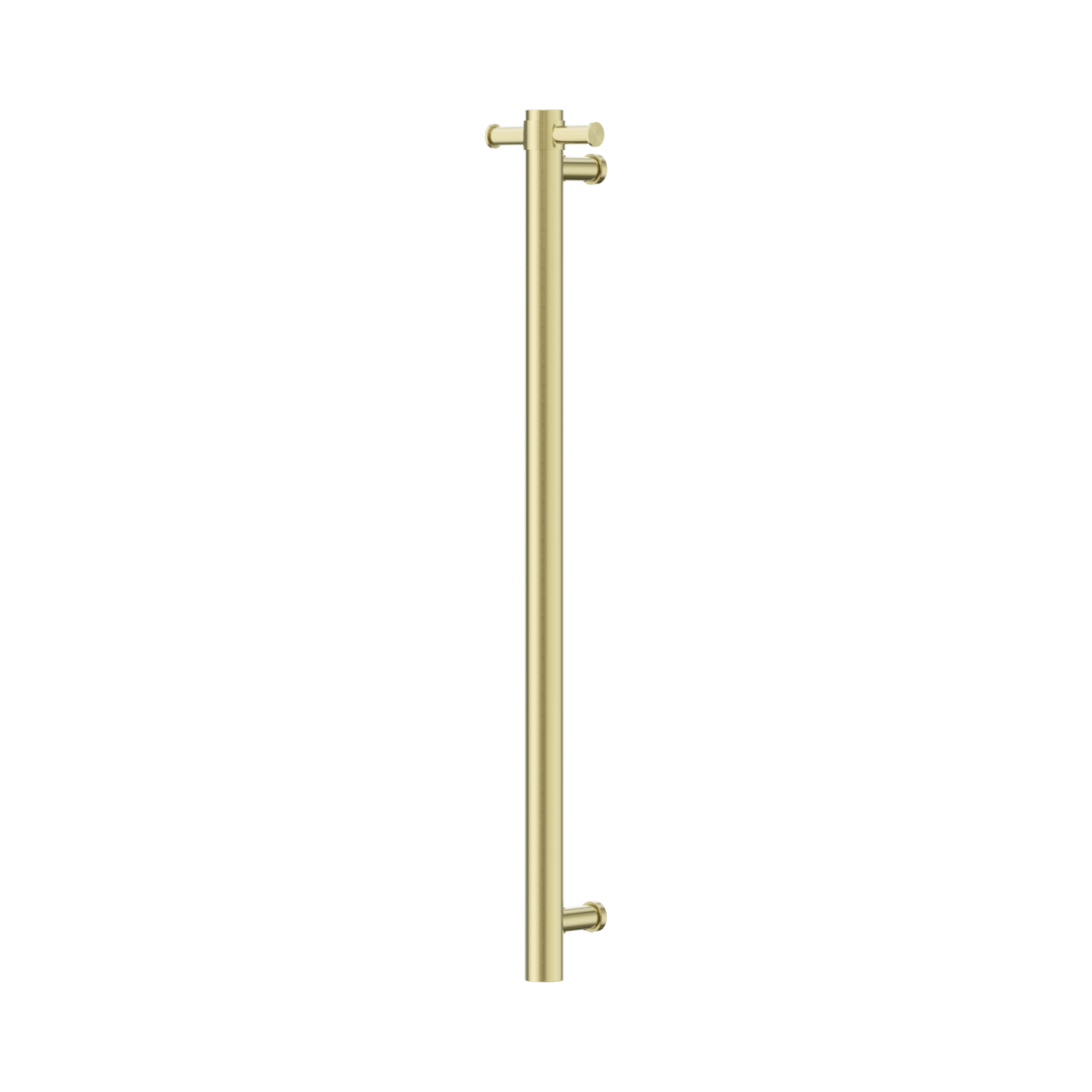 Nero Mecca 12V Single Vertical Heated Towel Rail, Brushed Gold