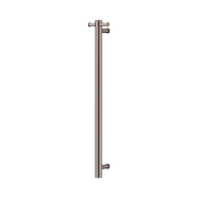Nero Mecca 12V Single Vertical Heated Towel Rail, Brushed Bronze