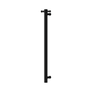 Nero Mecca 12V Single Vertical Heated Towel Rail, Matte Black