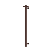 Nero Mecca 12V Single Vertical Heated Towel Rail, Rome Bronze