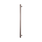 Nero Bianca 12V Single Vertical Heated Towel Rail, Brushed Bronze