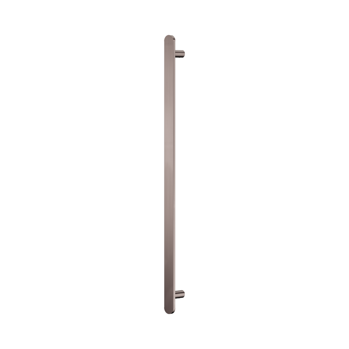 Nero Bianca 12V Single Vertical Heated Towel Rail, Brushed Bronze