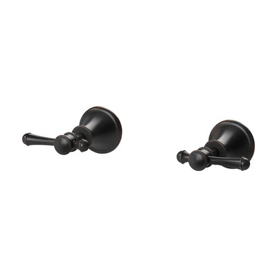 Phoenix Nostalgia Lever Wall Top Assemblies - Lead Free, Antique Black