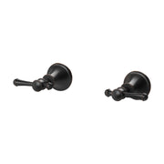 Phoenix Nostalgia Lever Wall Top Assemblies, Antique Black