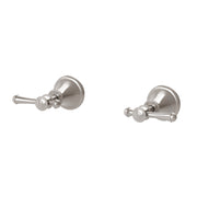 Phoenix Nostalgia Lever Wall Top Assemblies, Brushed Nickel