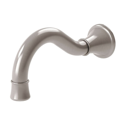 Phoenix Nostalgia Basin / Bath Outlet 180mm Shepherds Crook, Brushed Nickel