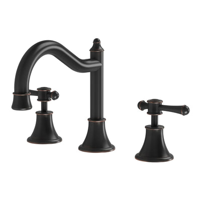 Phoenix Nostalgia Lever Basin Set Shepherds Crook, Antique Black