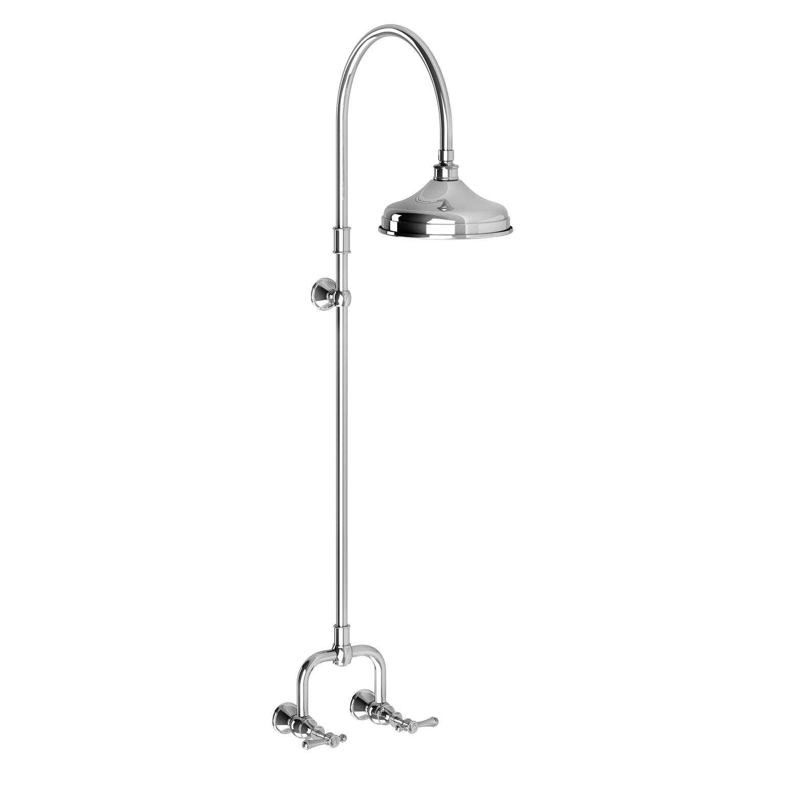 Phoenix Nostalgia Lever Exposed Shower Set, Chrome