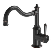 Phoenix Nostalgia Sink Mixer 230mm Shepherds Crook, Antique Black