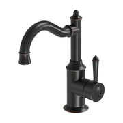 Phoenix Nostalgia Basin Mixer 160mm Shepherds Crook, Antique Black