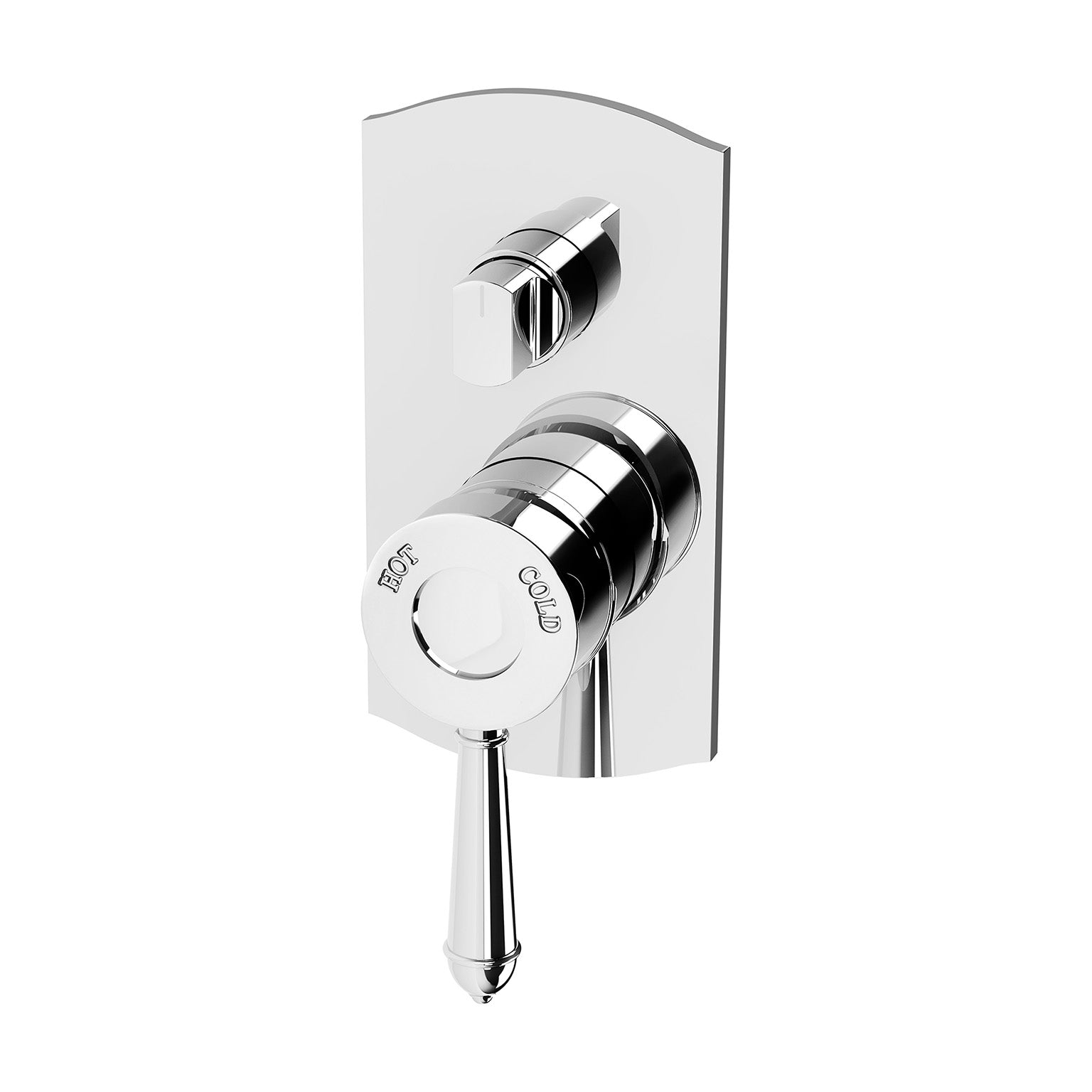 Phoenix Nostalgia Shower / Bath Diverter Mixer, Chrome