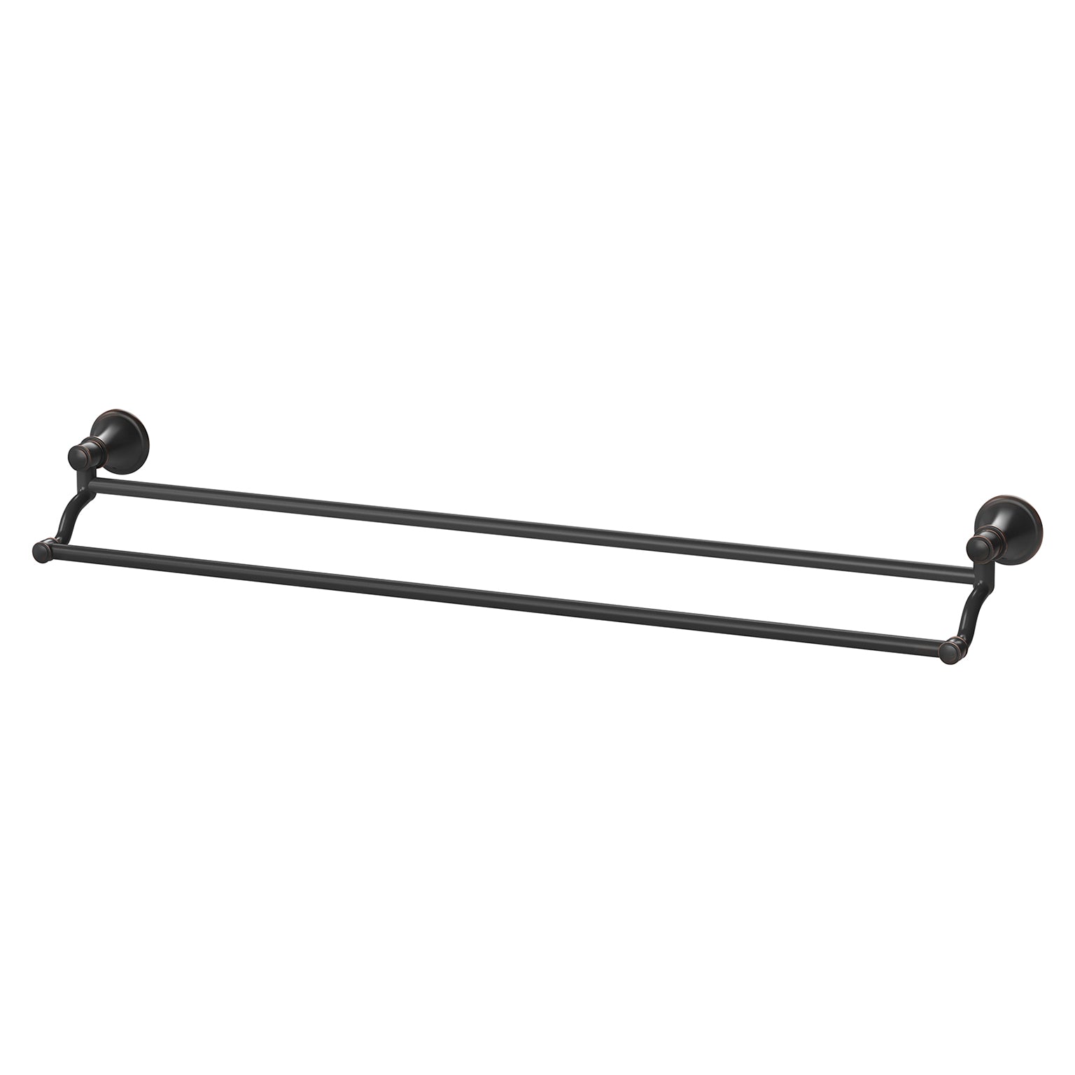 Phoenix Nostalgia Double Towel Rail 760mm, Antique Black