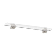 Phoenix Nostalgia Glass Shelf, Brushed Nickel