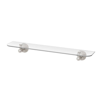 Phoenix Nostalgia Glass Shelf, Brushed Nickel