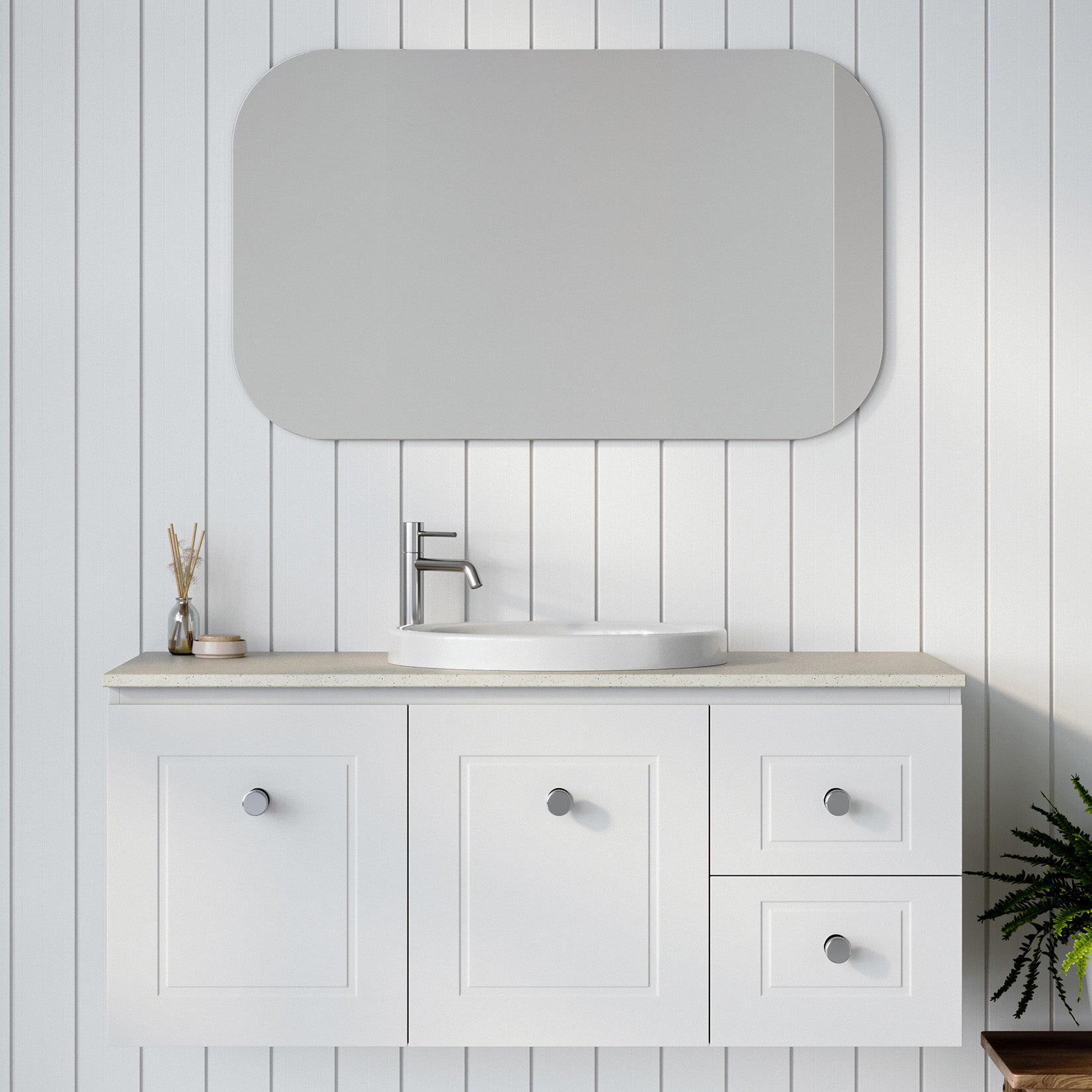 Timberline Nevada Classic Wall Hung Vanity