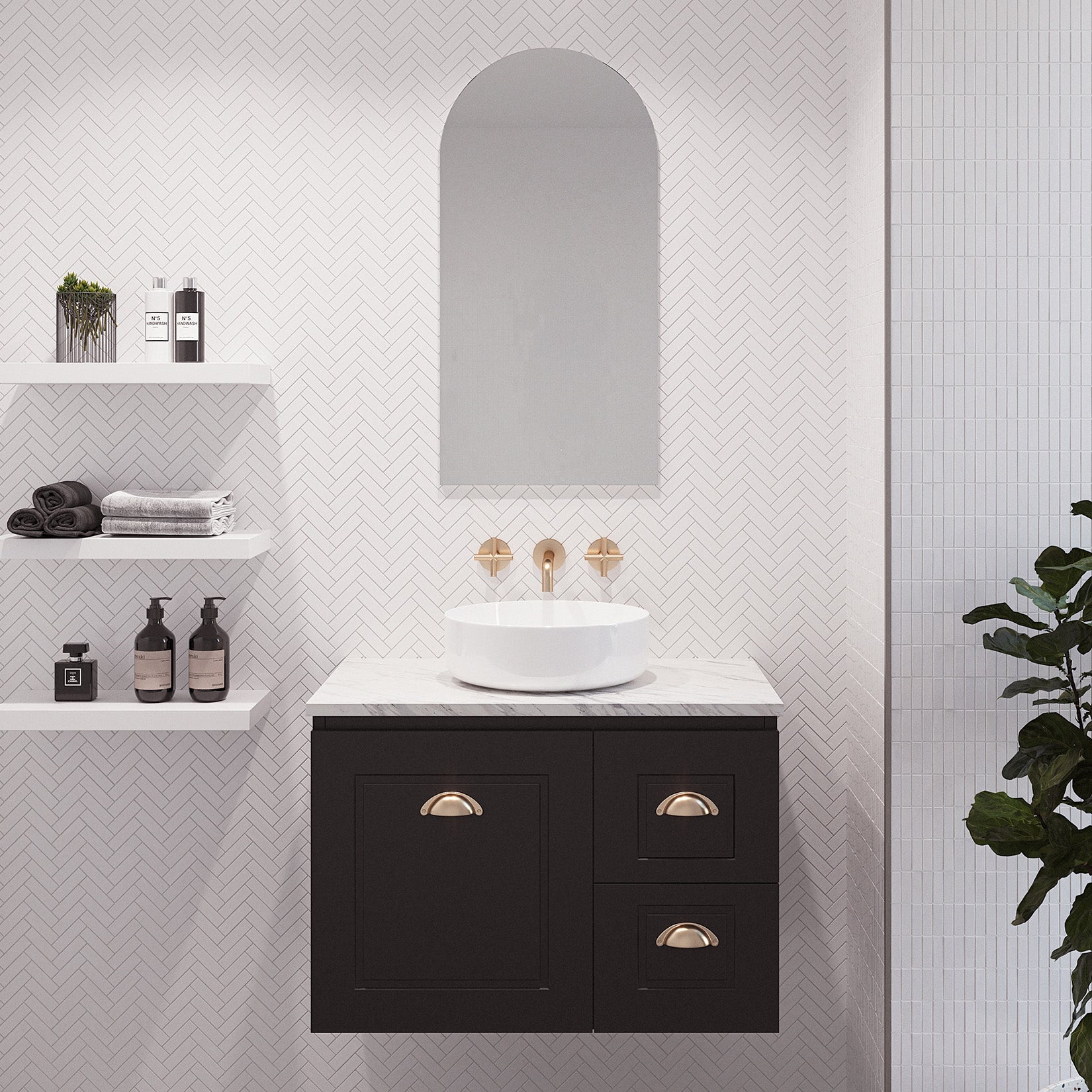 Timberline Nevada Classic Wall Hung Vanity