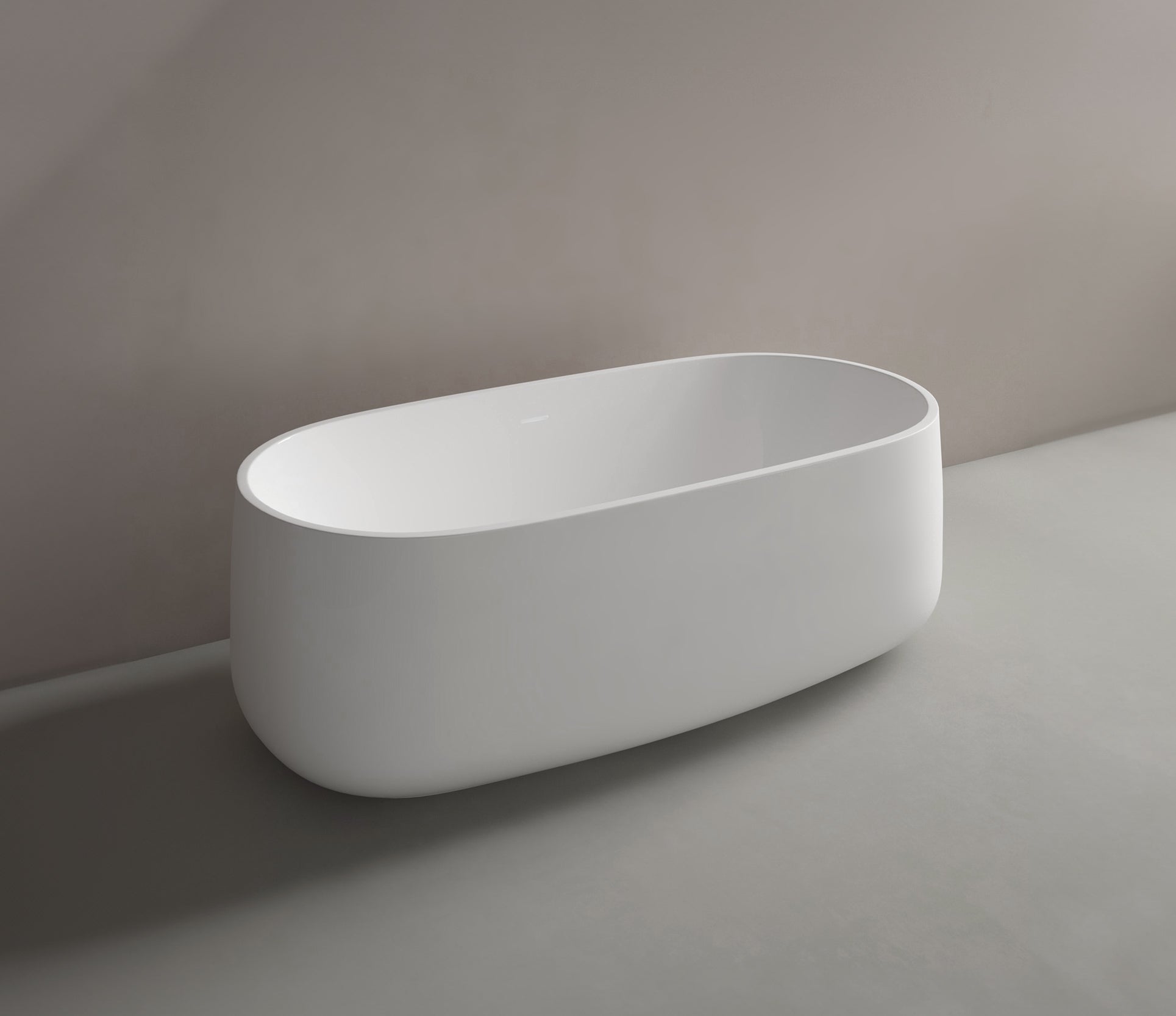 Studio Bagno Nur Freestanding Bath - Matte White