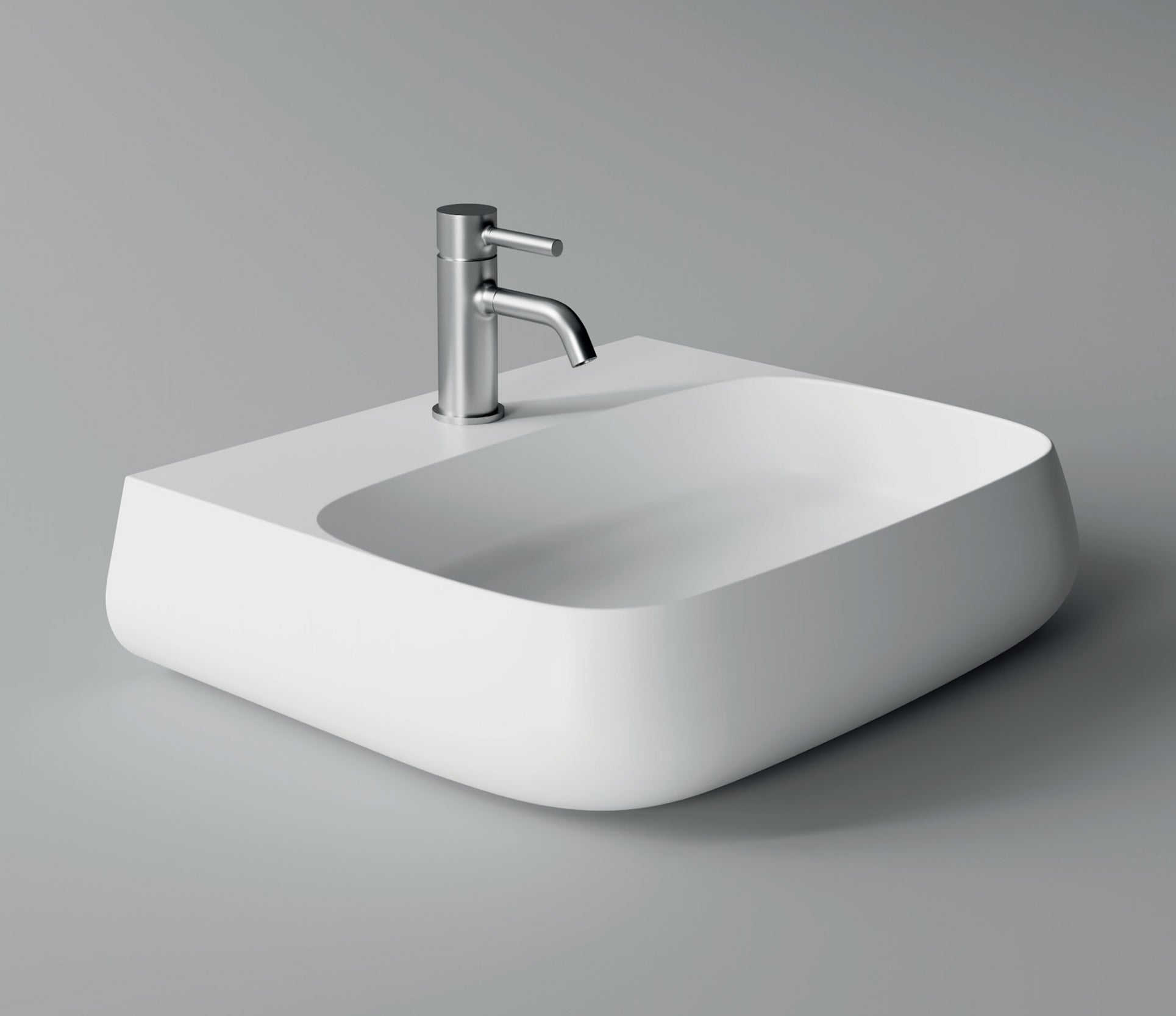 Studio Bagno Nur 55 Bench/Wall NTH - Matte White