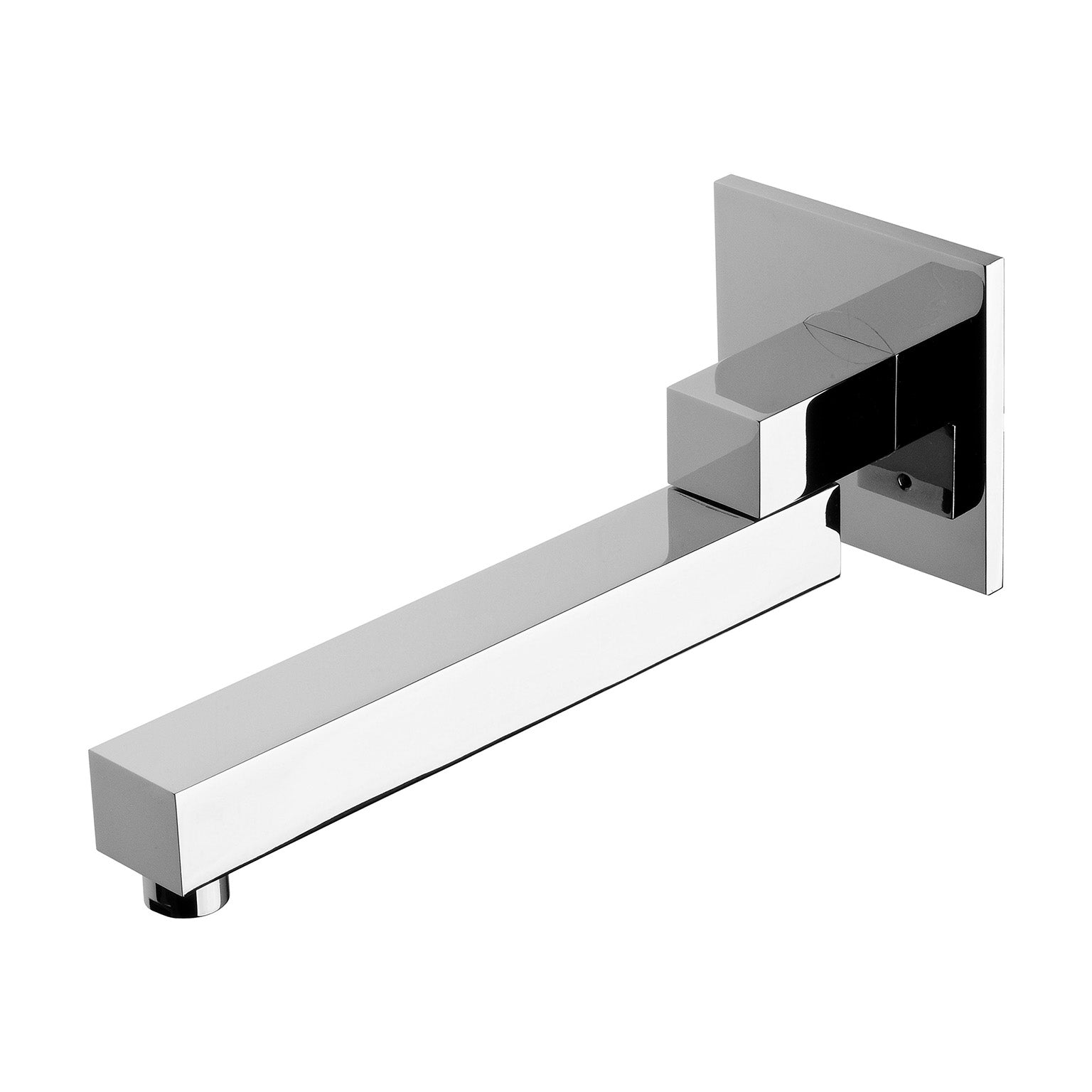 Phoenix Swivel Bath Outlet Squareline 200mm, Chrome