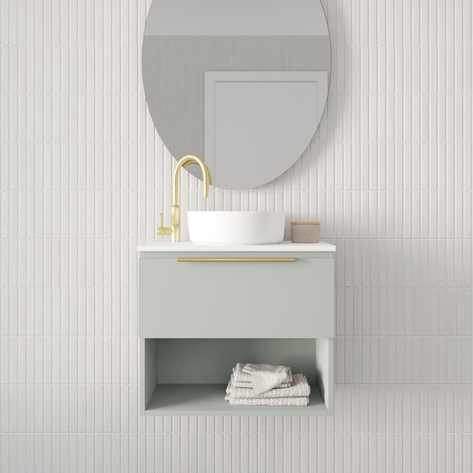 Marquis Oxford Compact Wall Hung Vanity