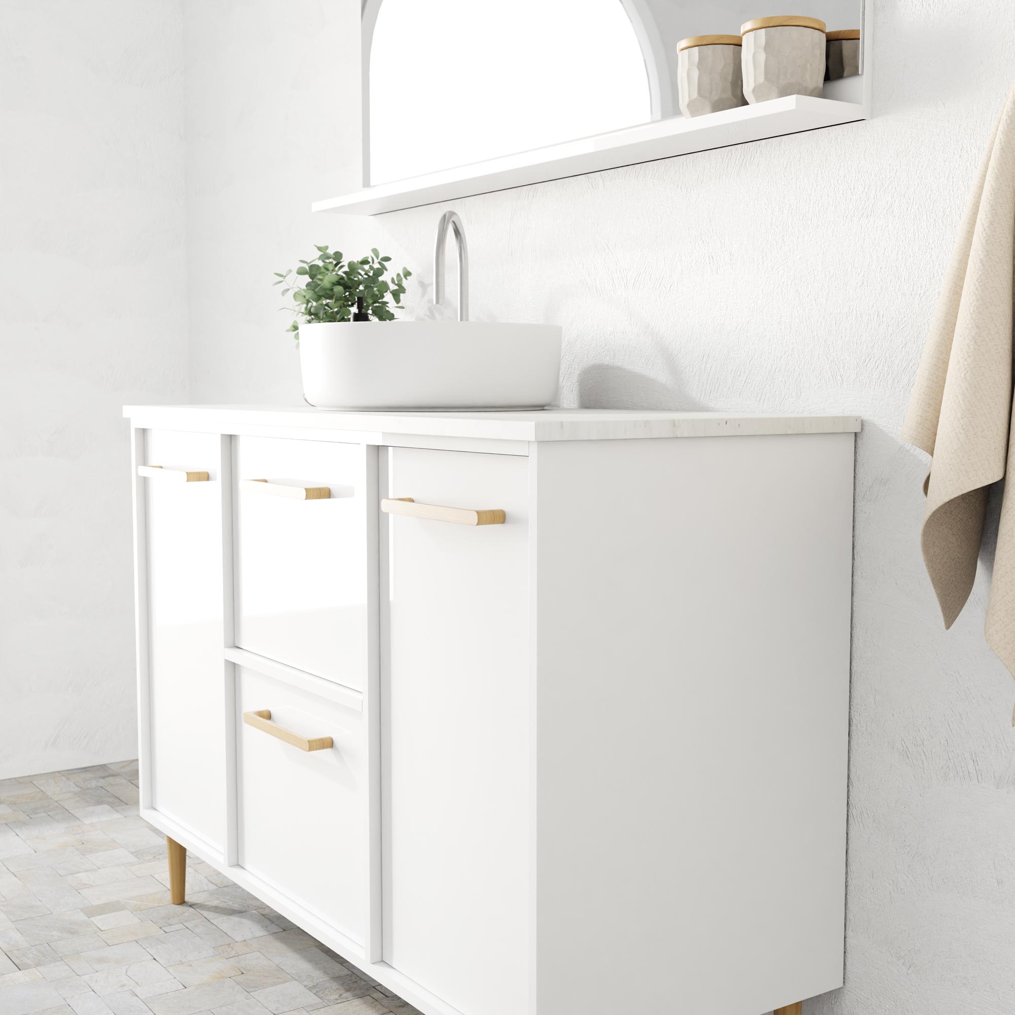 Marquis Palm Freestanding Vanity