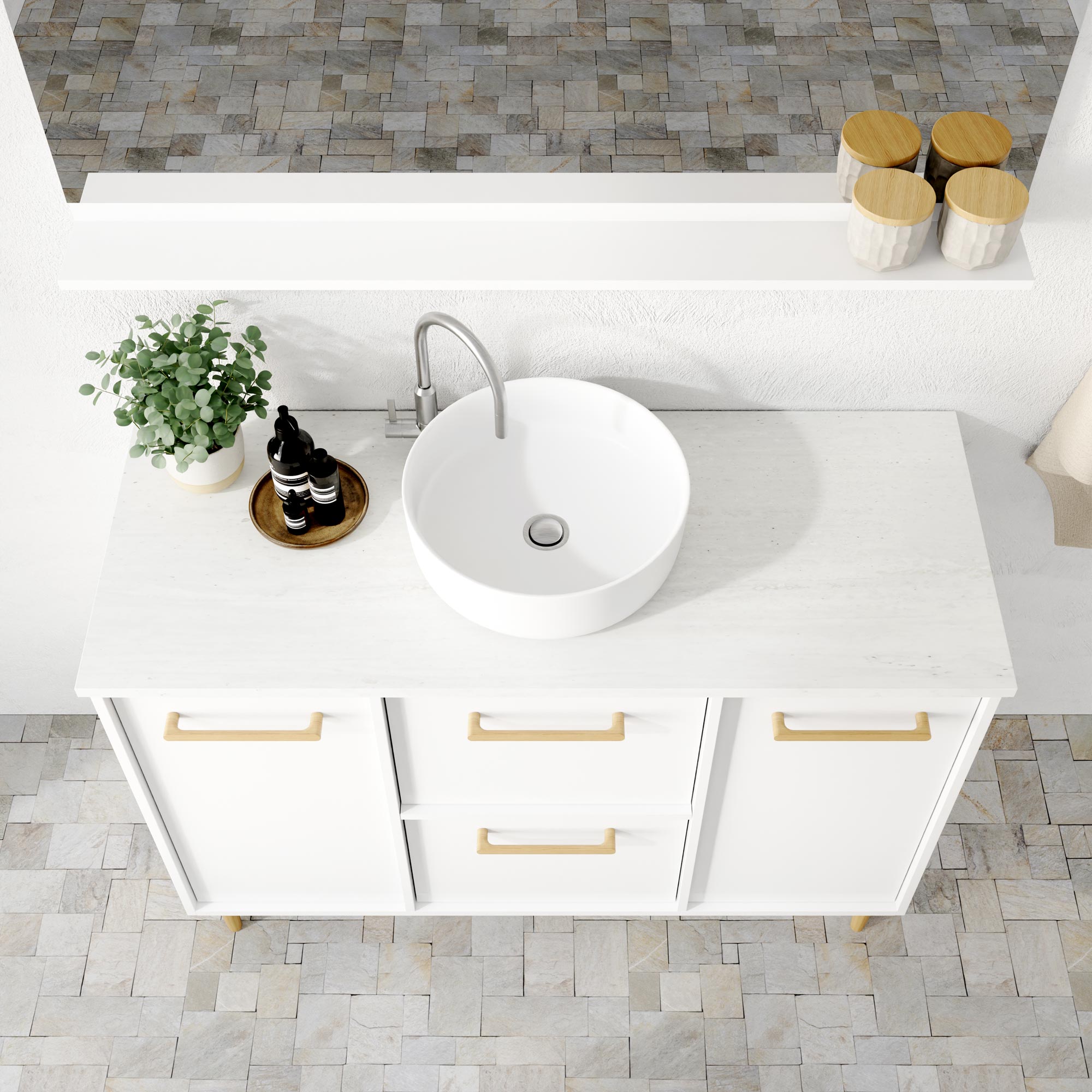 Marquis Palm Freestanding Vanity