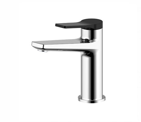 Pop-Basin-Mixer-Chrome Matte-Black