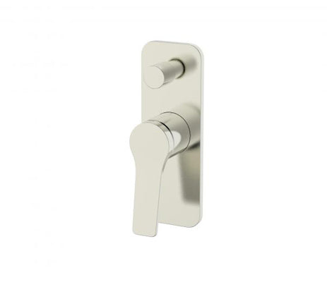 Pop Shower Mixer With Diverter - Brushed Nickel
