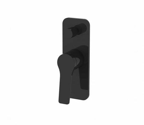 Pop Shower Mixer With Diverter - Matte Black