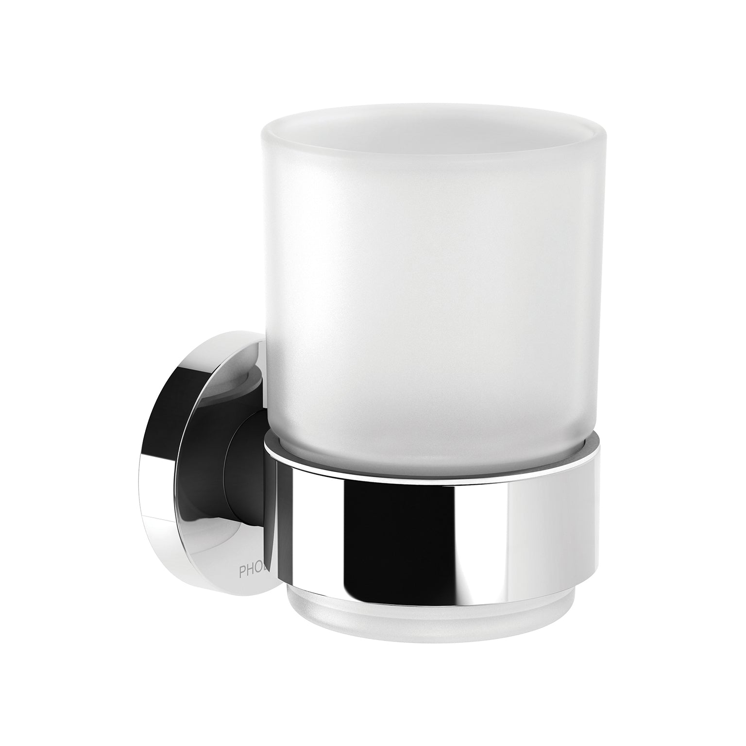 Phoenix Radii Tumbler & Holder Round, Chrome