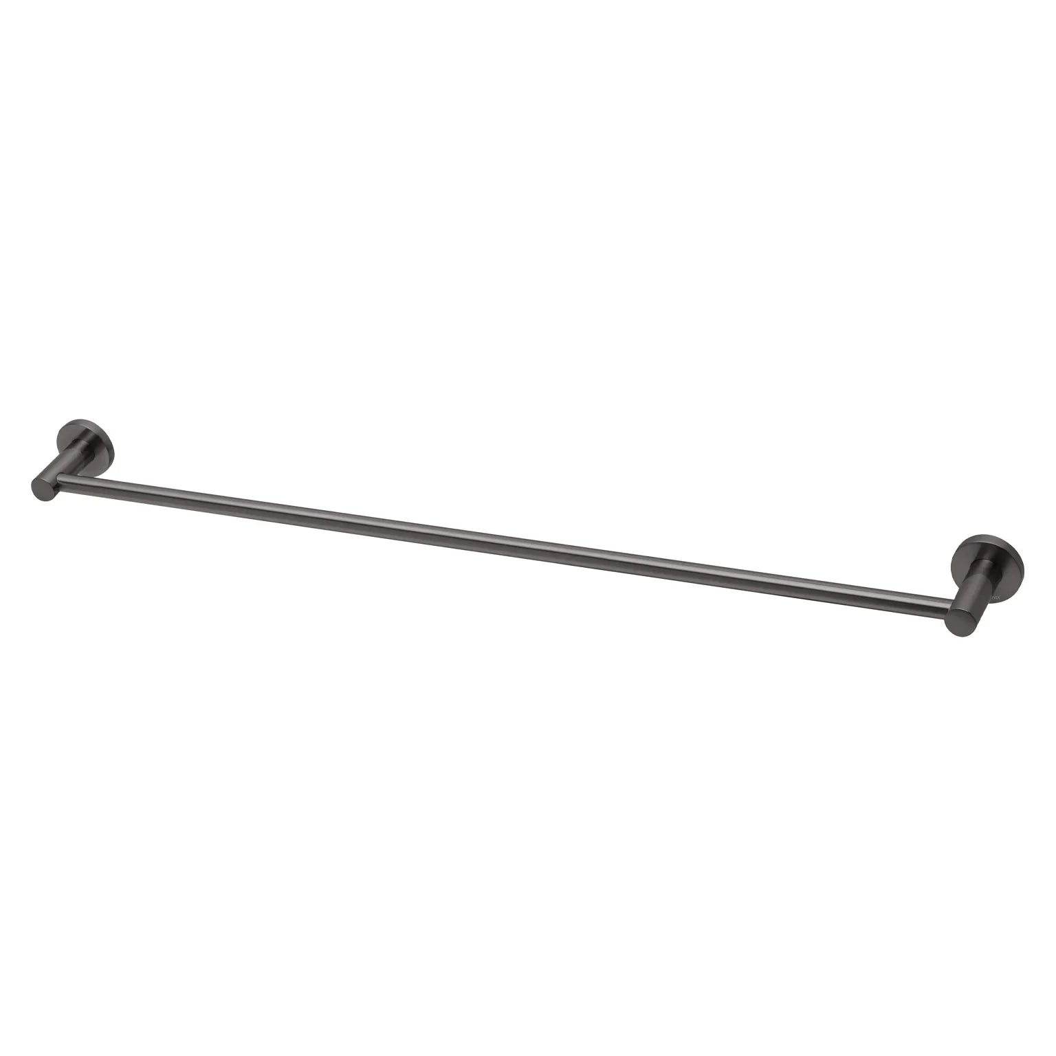 Phoenix Radii Single Towel Rail 800mm Round Plate