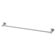 Phoenix Radii SS 316 Single Towel Rail Round Plate 800mm, Stainless Steel