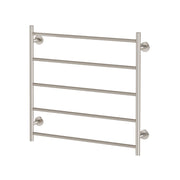 Phoenix Radii Heated Towel Ladder 750mm x 740mm, Brushed Nickel