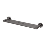 Phoenix Radii Metal Shelf Round Plate, Brushed Carbon