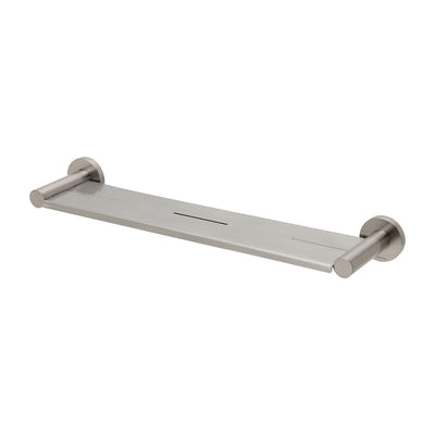 Phoenix Radii Metal Shelf Round Plate, Brushed Nickel