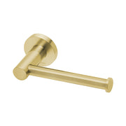 Phoenix Radii Toilet Roll Holder Round Plate, Brushed Gold