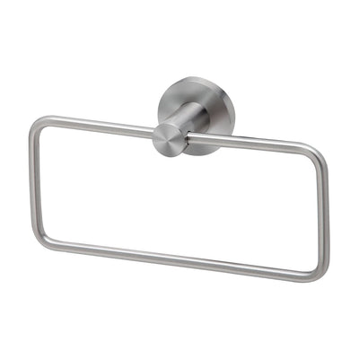 Phoenix Radii SS 316 Hand Towel Holder Round Plate, Stainless Steel
