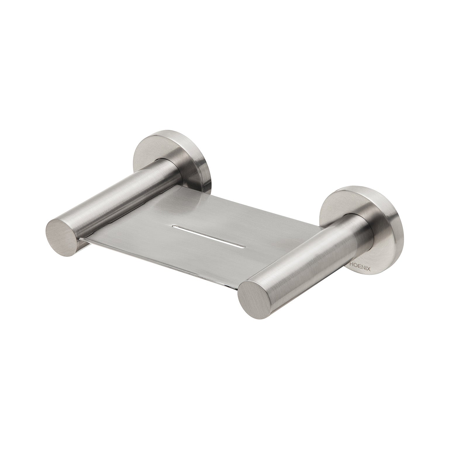 Phoenix Radii Soap Dish Round Plate, Brushed Nickel