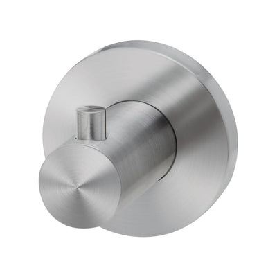 Phoenix Radii SS 316 Robe Hook Round Plate, Stainless Steel