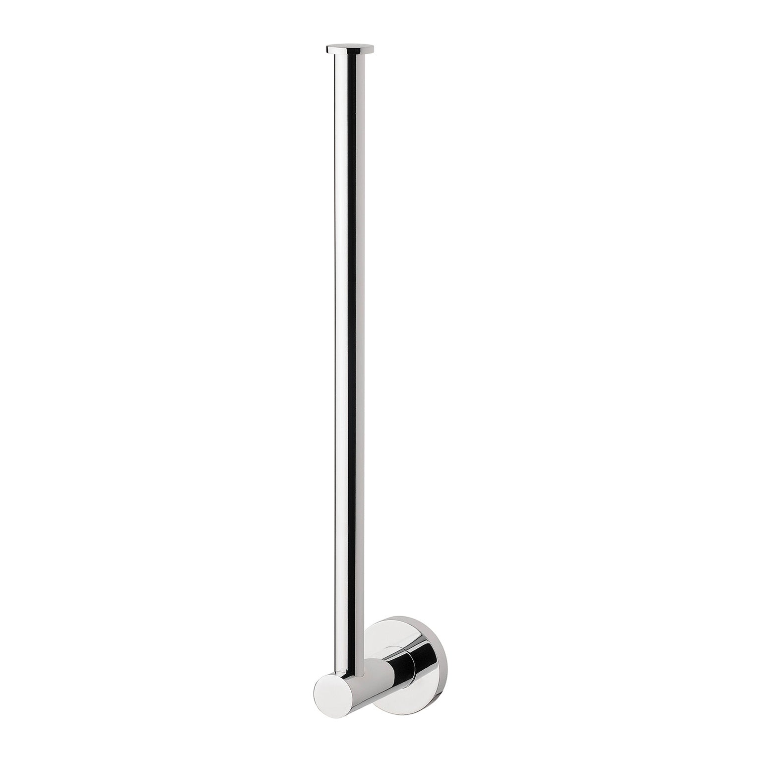 Phoenix Radii Spare Toilet Roll Holder Round Plate, Chrome