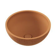 Fienza Alba Concrete Round Bowl Basin 362 x 145mm Tuscan, Gloss White