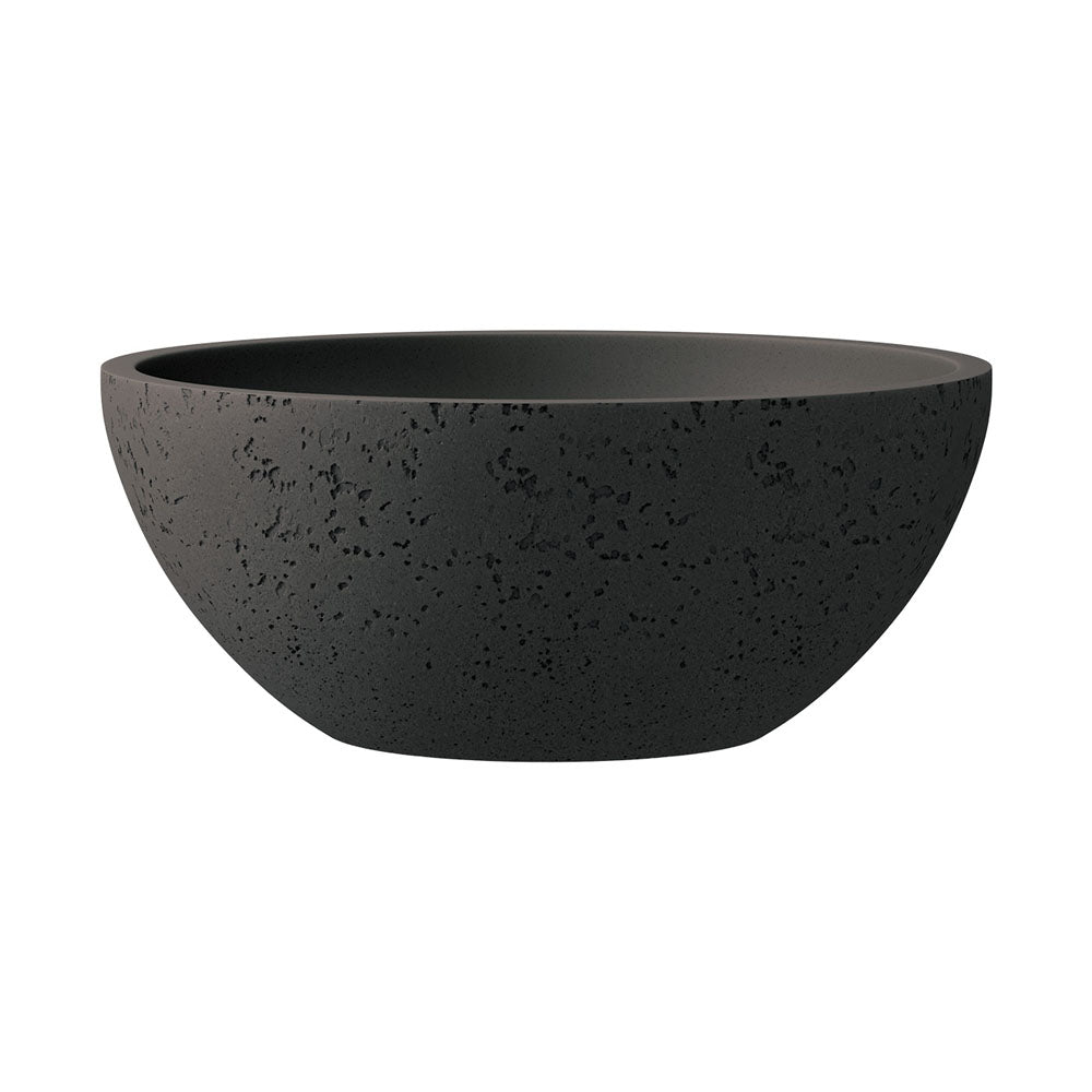 Fienza Alba Concrete Round Bowl Basin 362 x 145mm, Warm Grey