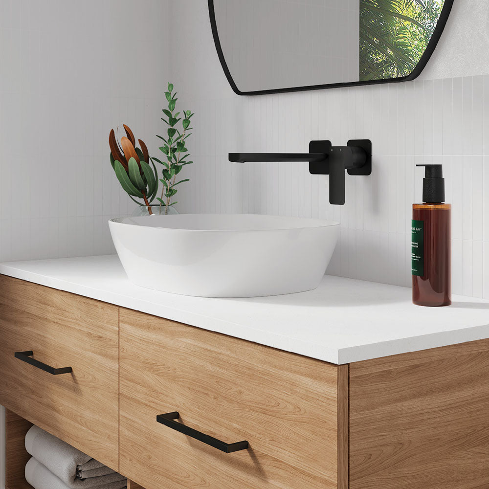 Fienza Koko 465 Above Counter Basin 465 x 375 x 115mm, Matte White